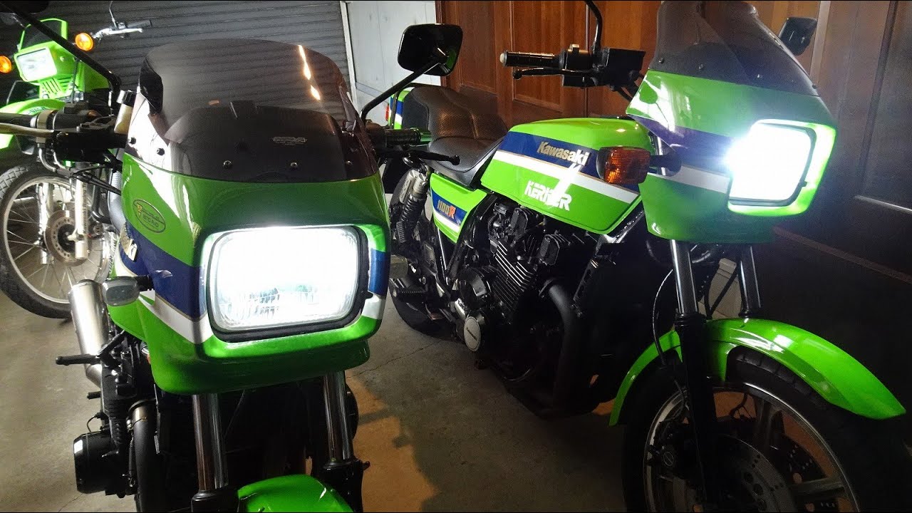 Z1100R　旧車にLEDヘッドライト SUPAREE H4 LED