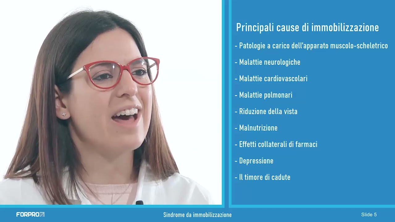 Corso sulla sindrome da immobilizzazione - LEZIONE 1 - Corso OSS