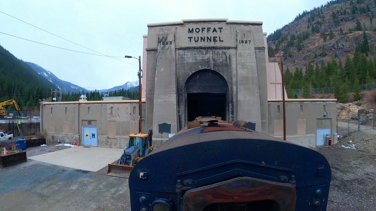 Take a trip through the 6.2 mile Moffat Tunnel, Colorado 2021