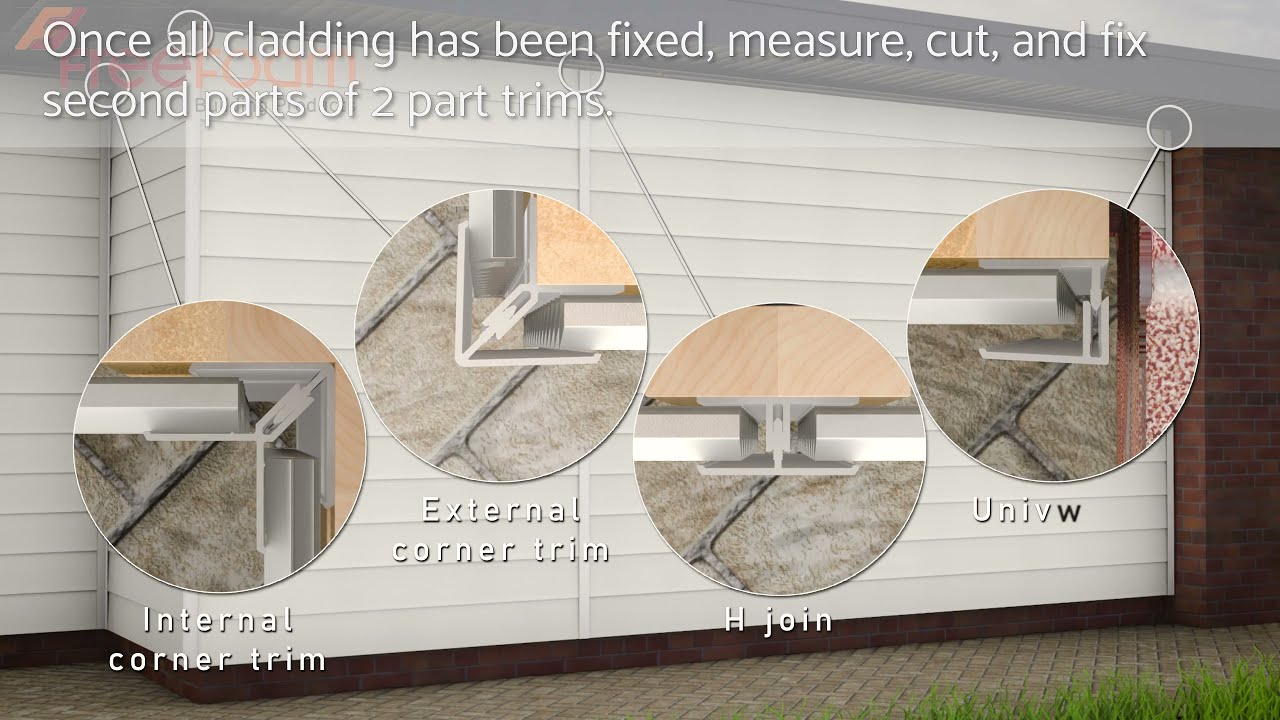 Freefoam Fortex Plastic Cladding Installation