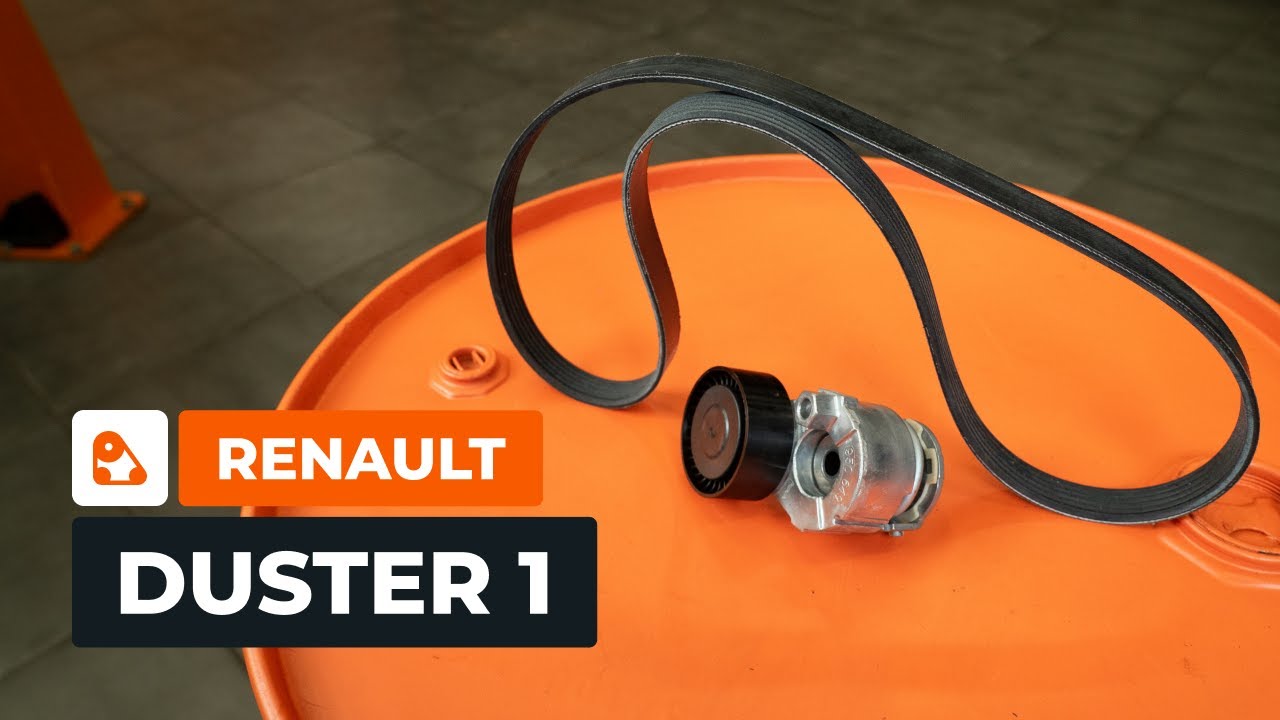 Zestaw paska wielorowkowego: wymiana w samochodzie RENAULT DUSTER 1 [PORADNIK AUTODOC]