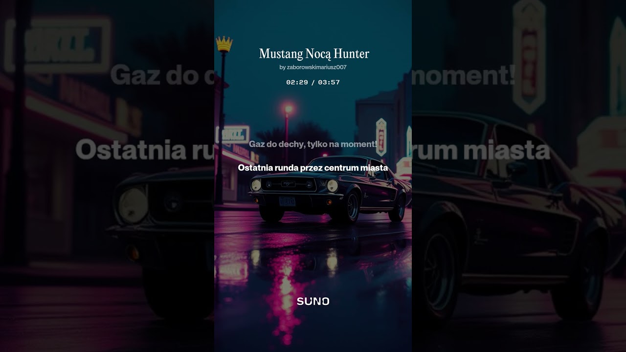 Mustang Nocą Hunter