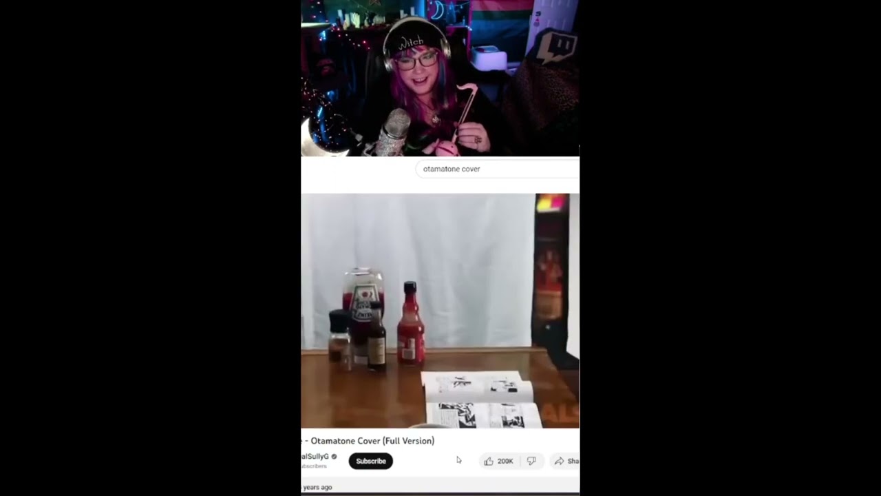 We had a musical interlude on stream