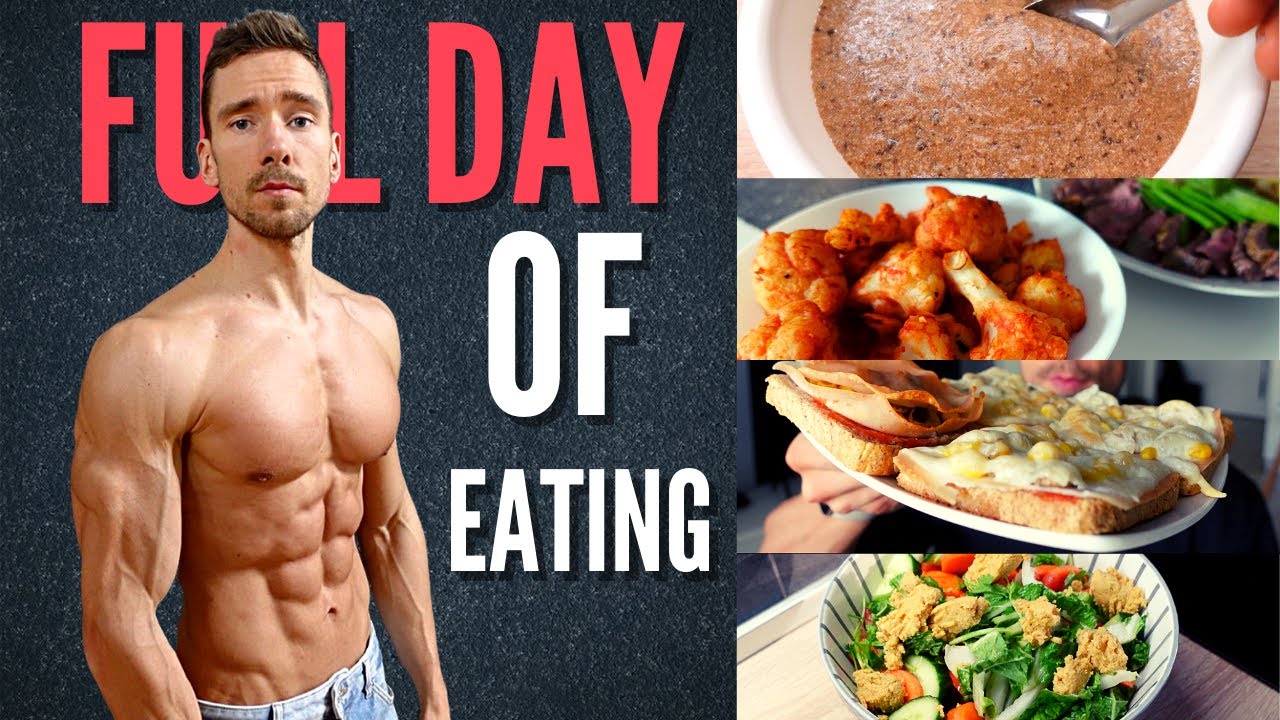 Celý deň jedenia (full day of eating) na 3000kcal - udržujem formu | FITKOUČING