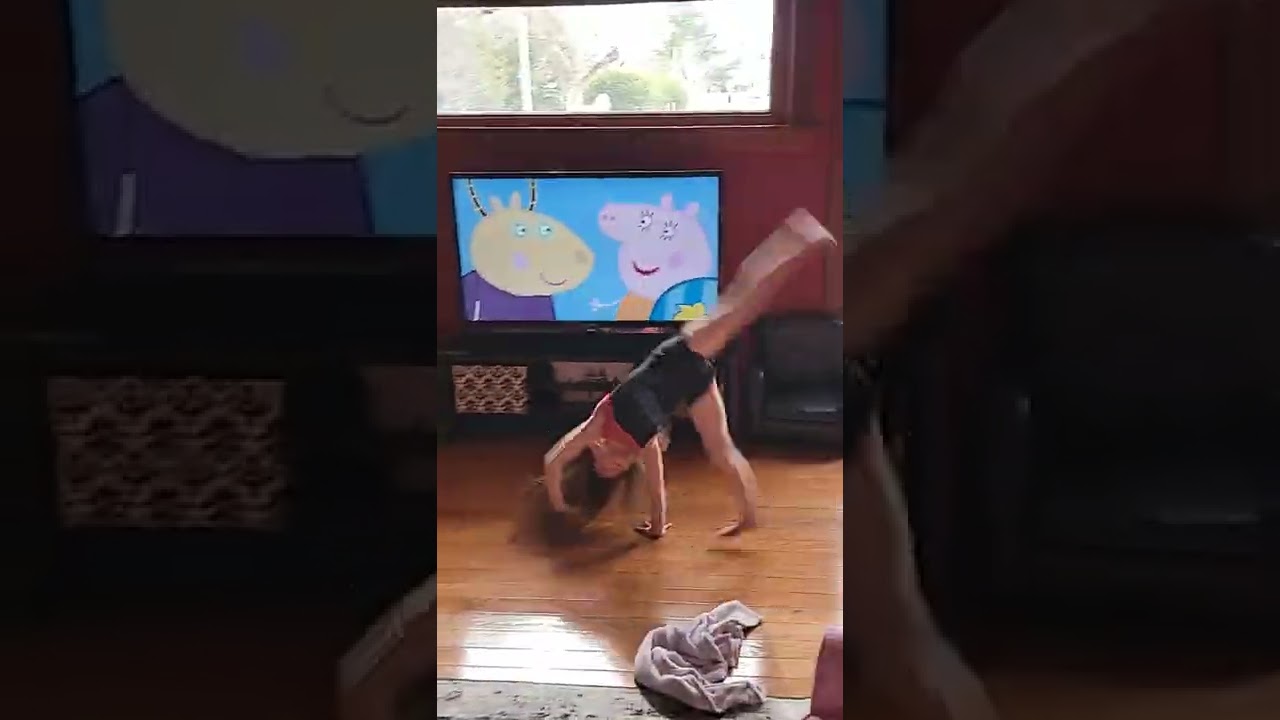 front walkover cartwheel back walkover - gymnastics