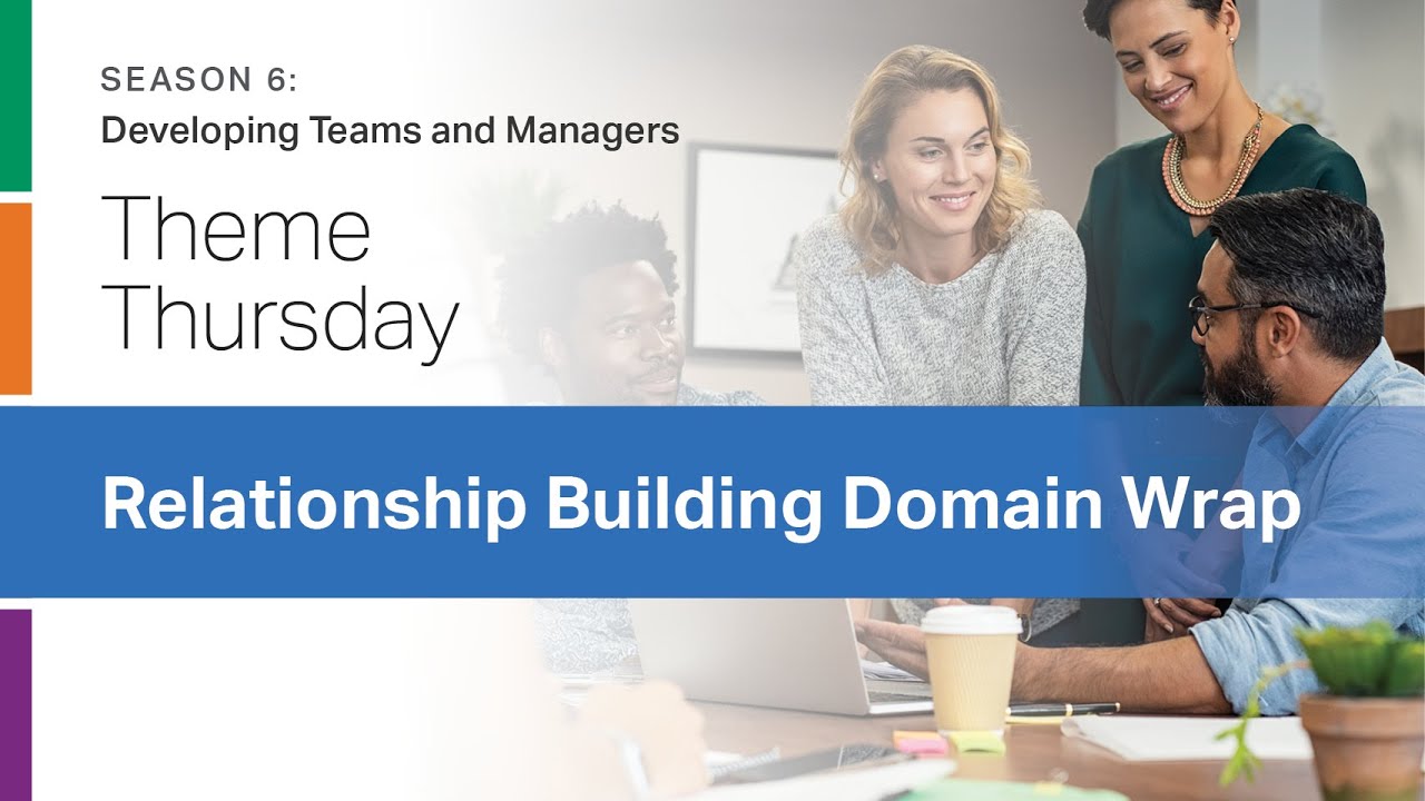 CliftonStrengths Relationship Building Wrap: Developing Teams and Managers -- Theme Thursday -- S6
