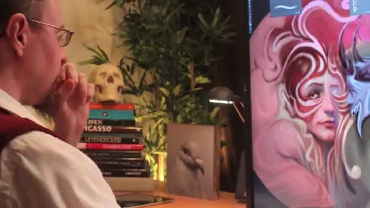 Digital Fine Art Time Lapse by Living Art Founder, Burton Gray