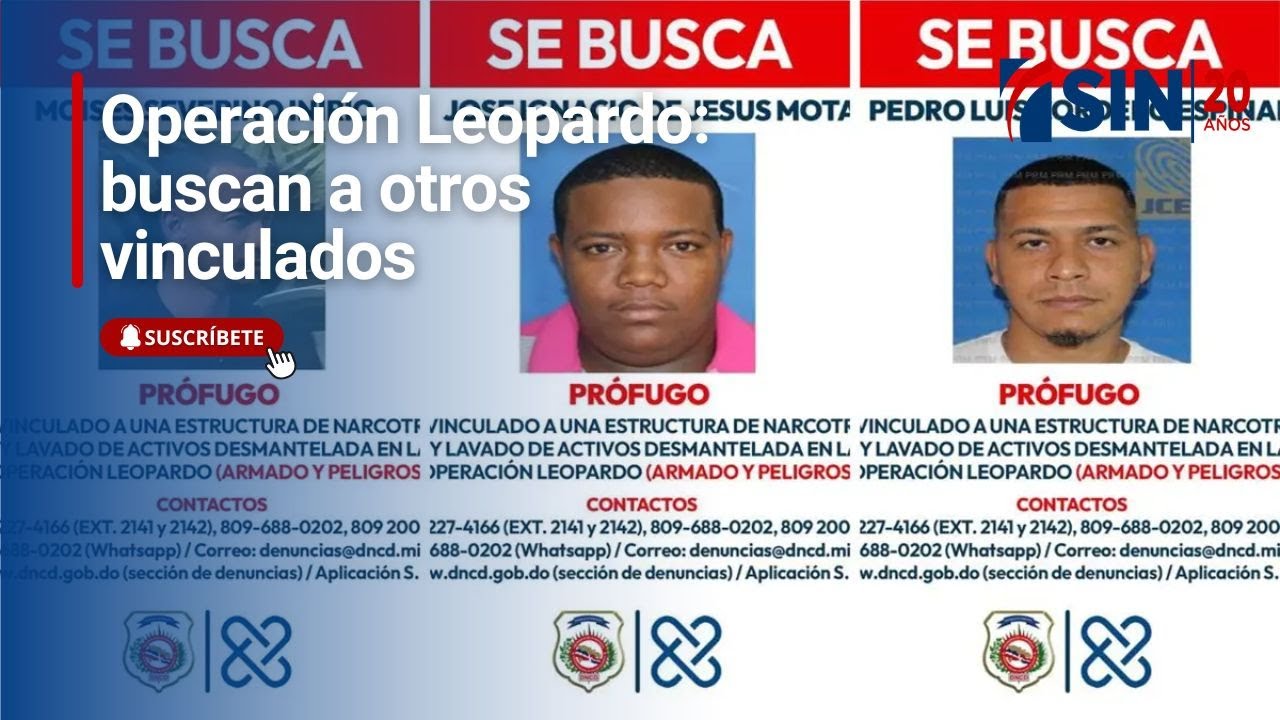 Operación Leopardo: buscan a otros vinculados