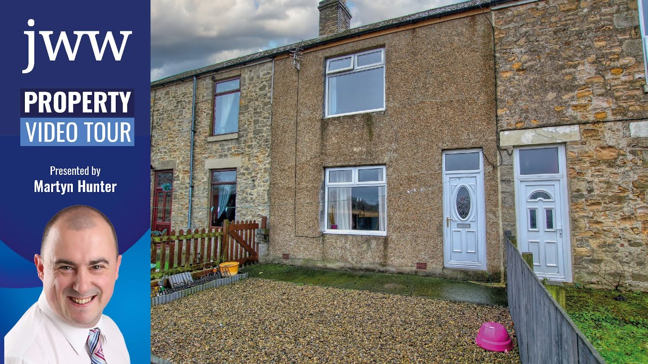 HOUSE FOR SALE. 4 Brookside, Evenwood, Bishop Auckland, County Durham, DL14 9RA.