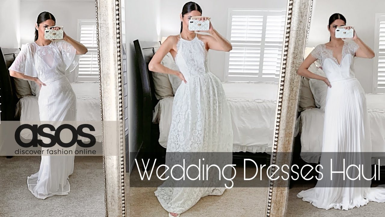 ASOS WEDDING DRESSES TRY ON HAUL 2020 #weddingdress | THE ALLURE EDITION