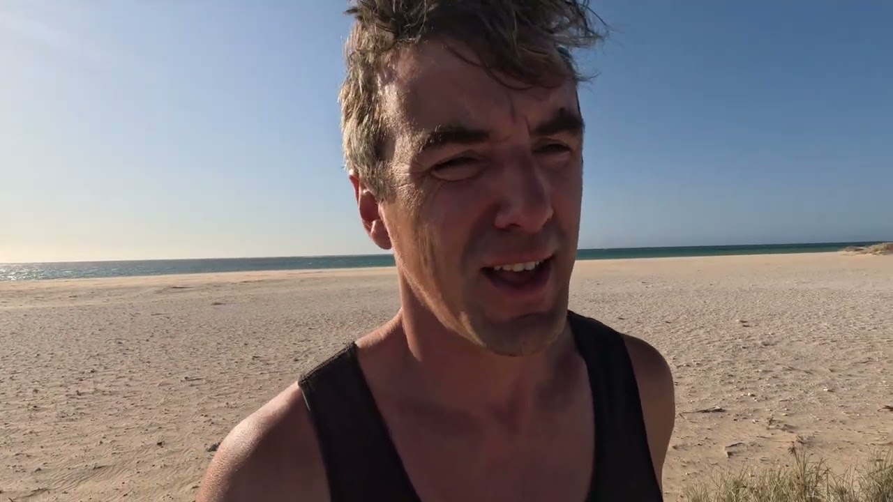 The hardships of beach camping