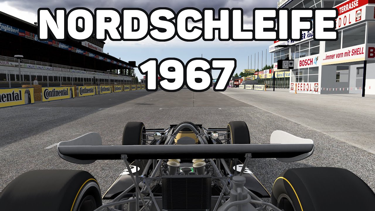 NORDSCHLEIFE 1967 - Full lap including the SUDSCHLEIFE southern ring too.