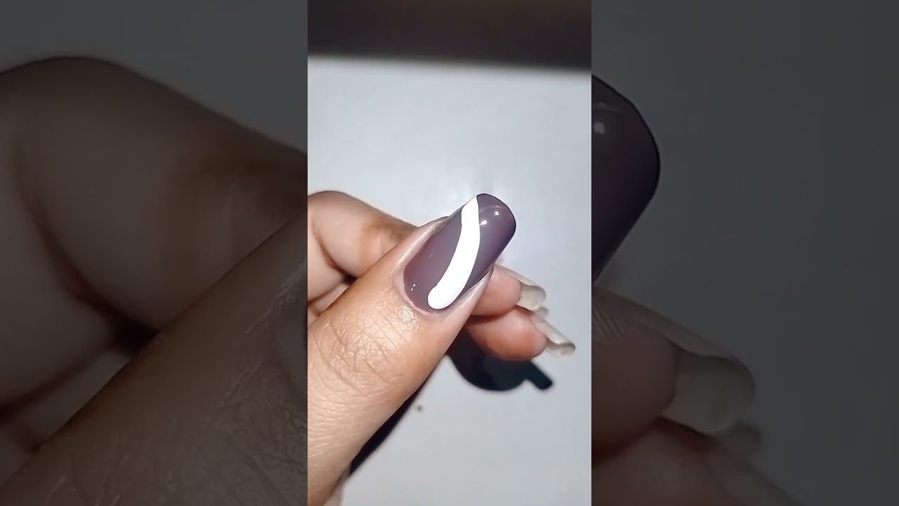 easy pink purple nail art at home 🏡#easy #simplenails #purpule