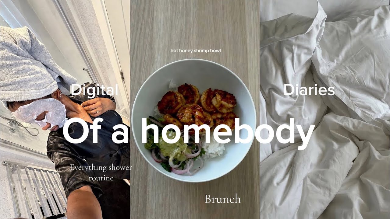 living alone diaries - homemade chipotle bowl plus my everything shower routine 🫧🥗