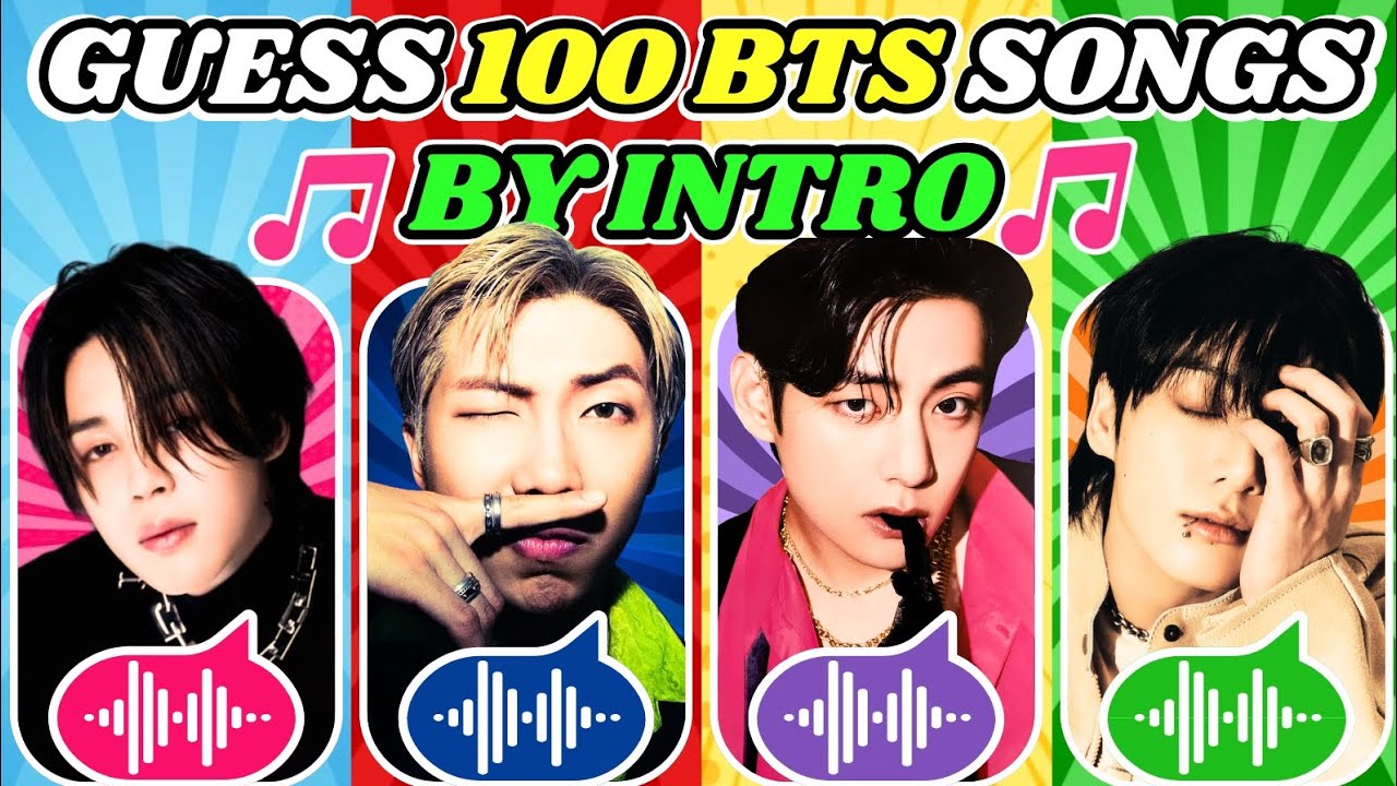 GUESS 100 BTS SONGS BY THE INTRO | KPOP QUIZ GAME 