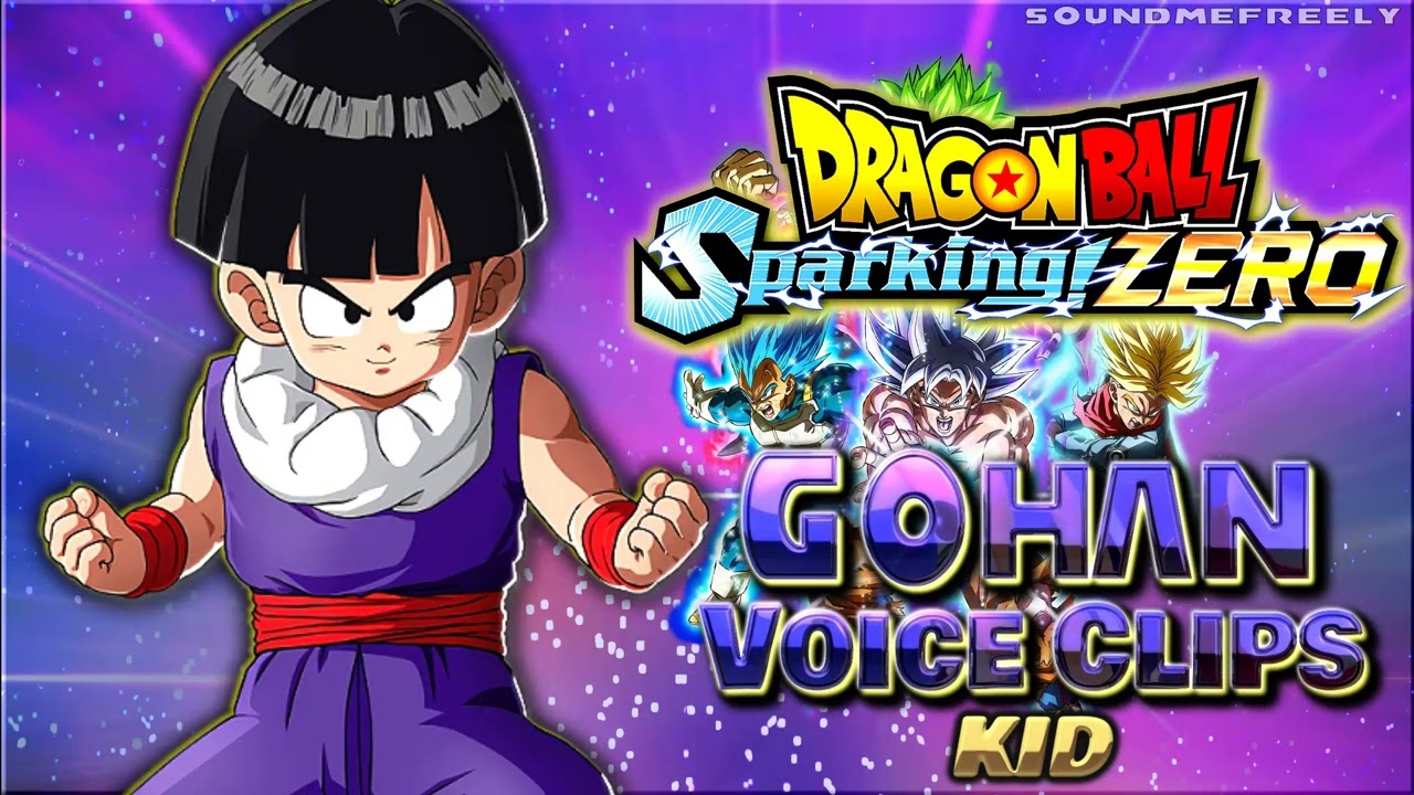 All Gohan Voice Clips • Kid • Dragon Ball Sparking! ZERO Voice Lines (Colleen Clinkenbeard) ENGLISH