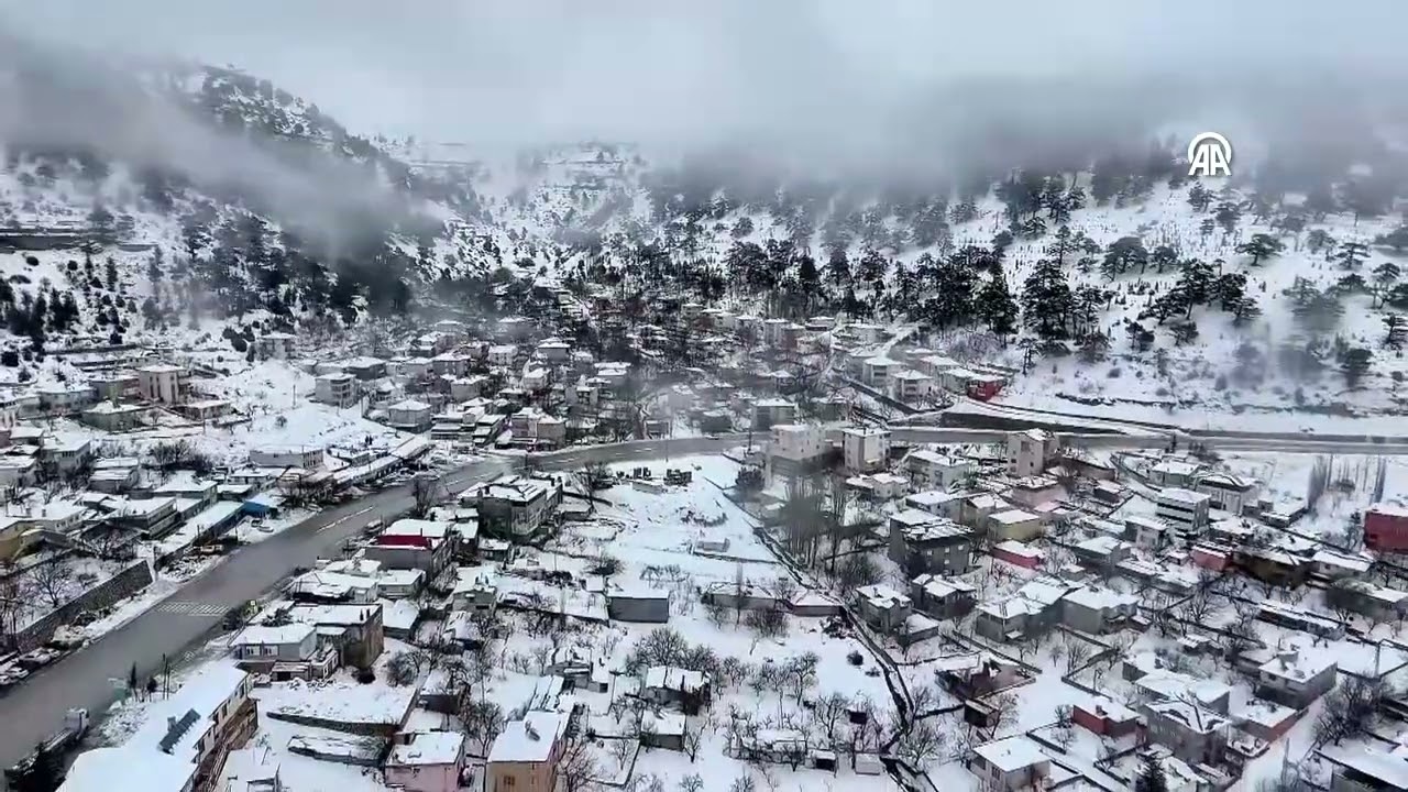 Sertavul Yaylası’nda kış güzelliği