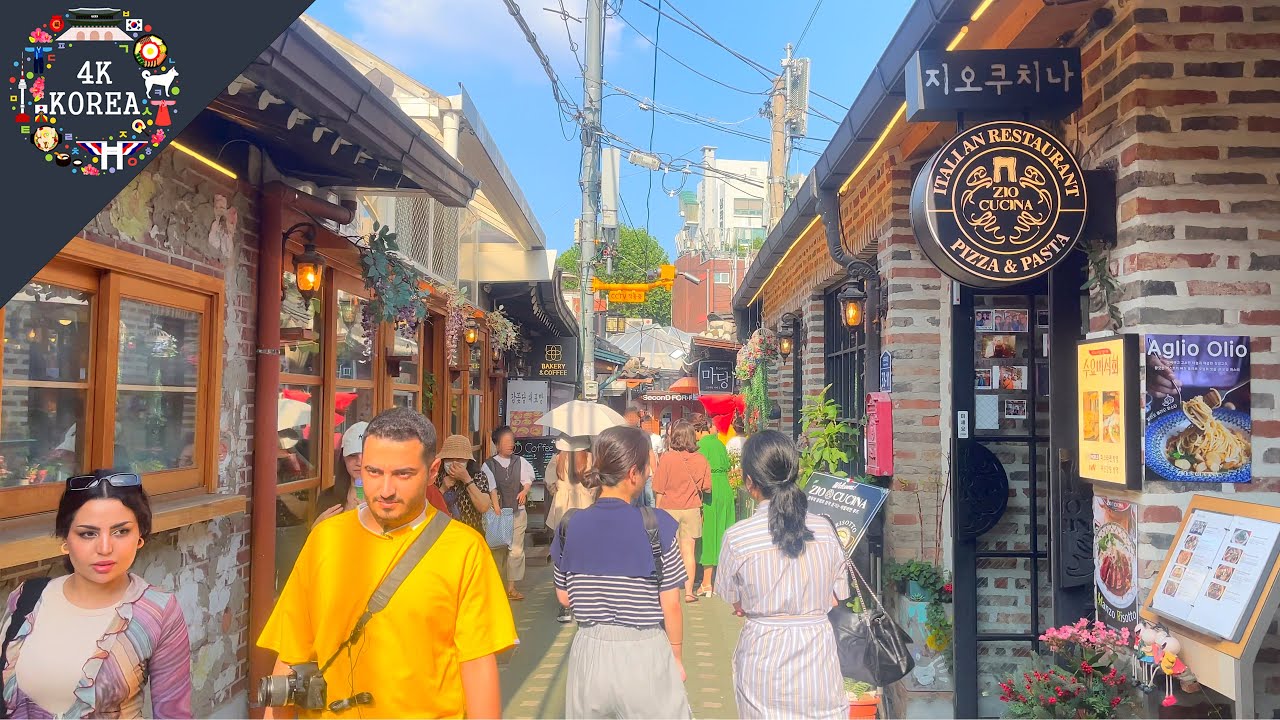 Midsummer, Insadong to Ikseondong | 4K KOREA | June 2023