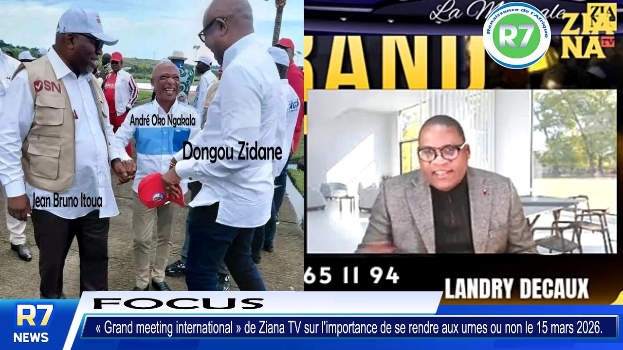Al'émission « Grand meeting international » sur se rendre aux urnes ou non, le 15 mars 2026.