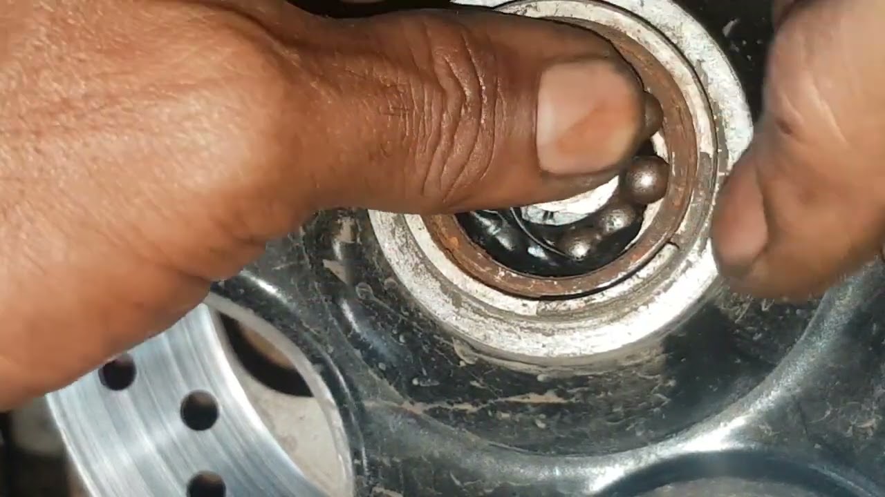 Cara mudah melepas sisa klaher / bearing yang rusak dengan alat seadanya 