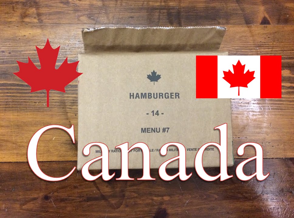 Canada: Hamburger  Menu #7 ~2014~