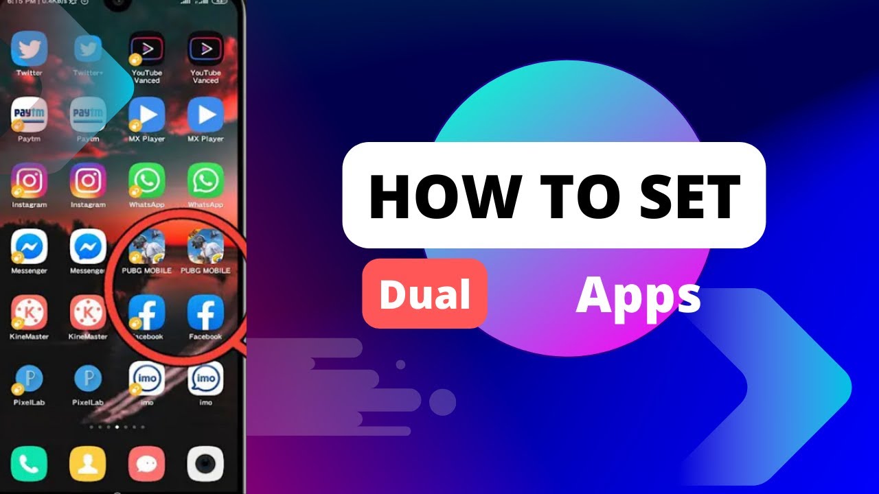 How to set up dual app( clone app) in oppo a54 Viki tech