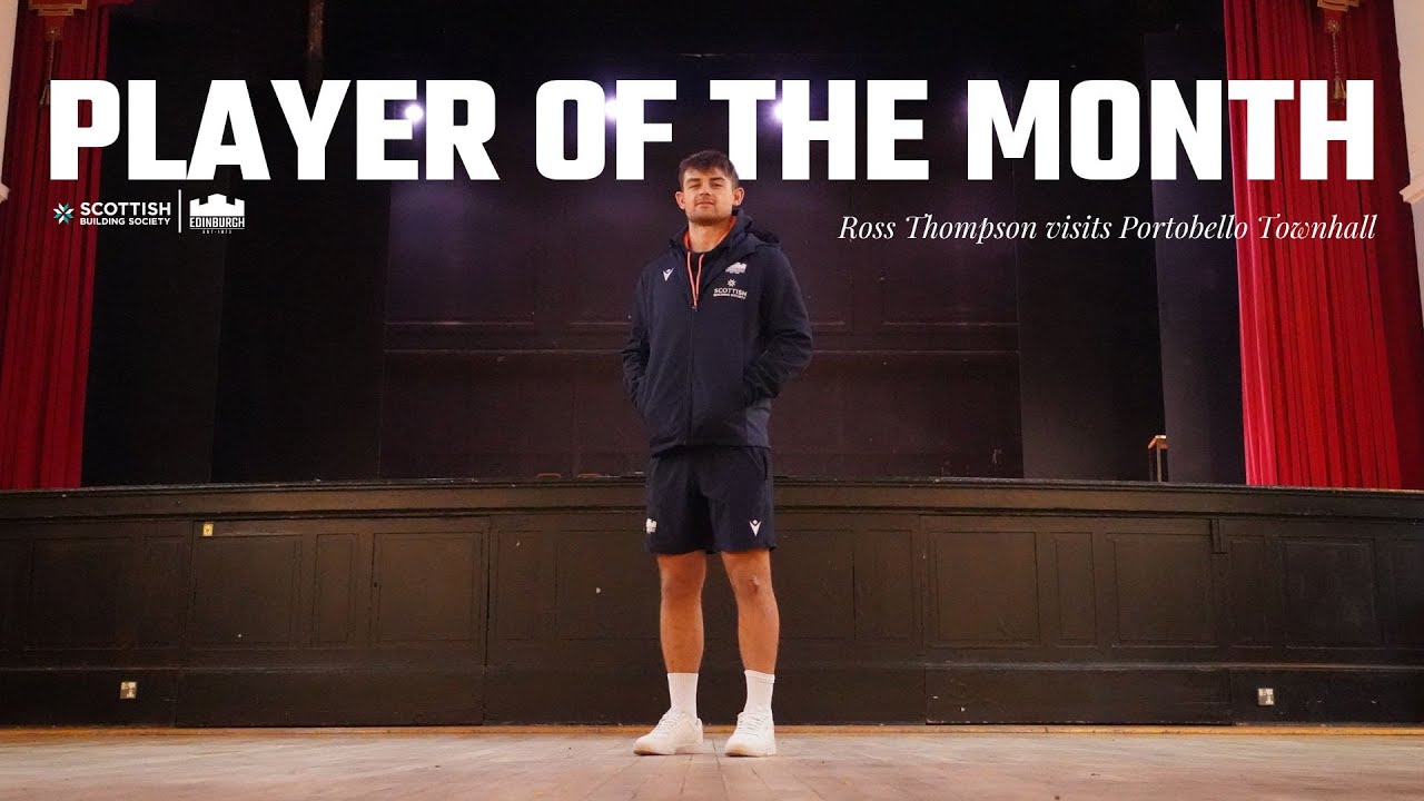 Ross Thompson visits Portobello Townhall | Scottish Building Society Player of the Month Feature