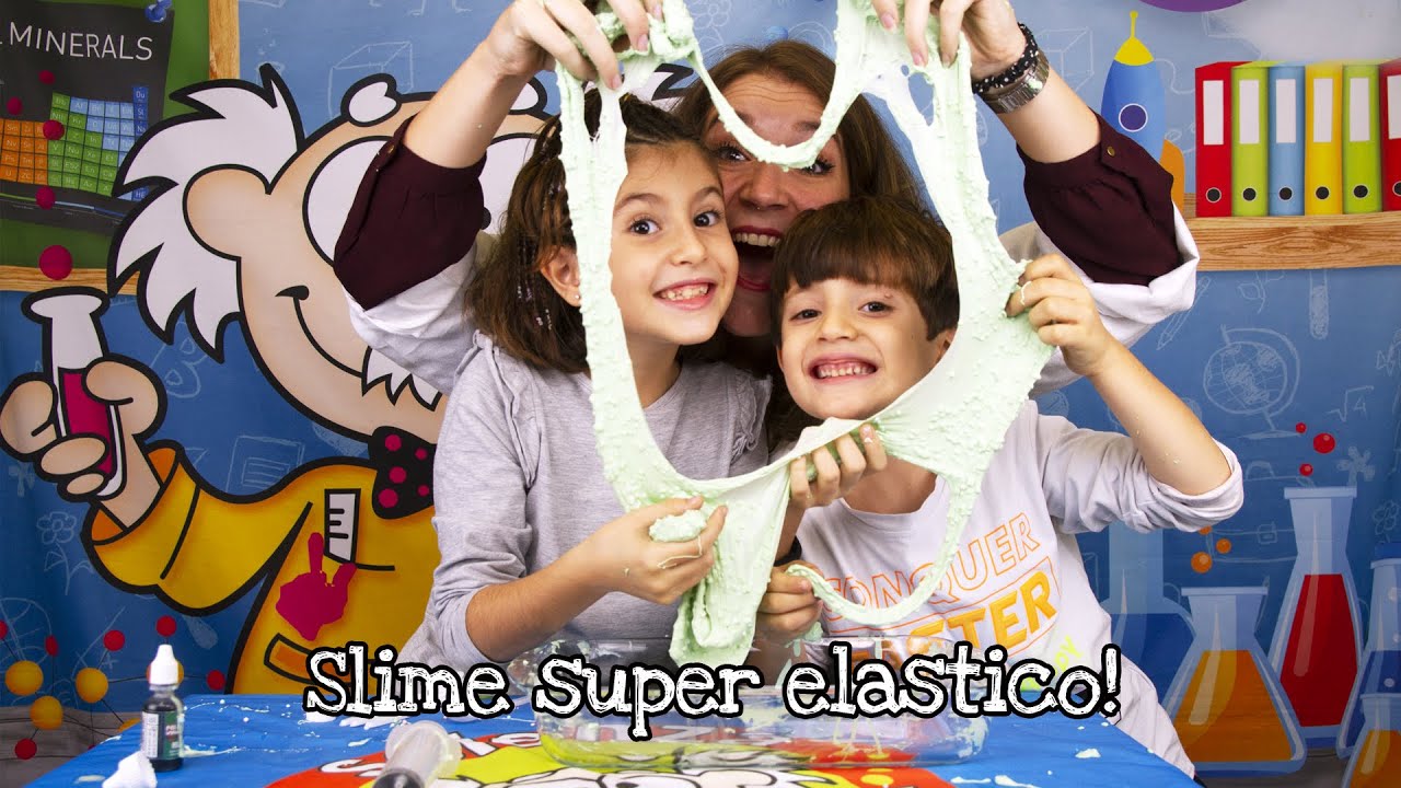 COME FARE LO SLIME SUPER ELASTICO ! - esperimenti a casa