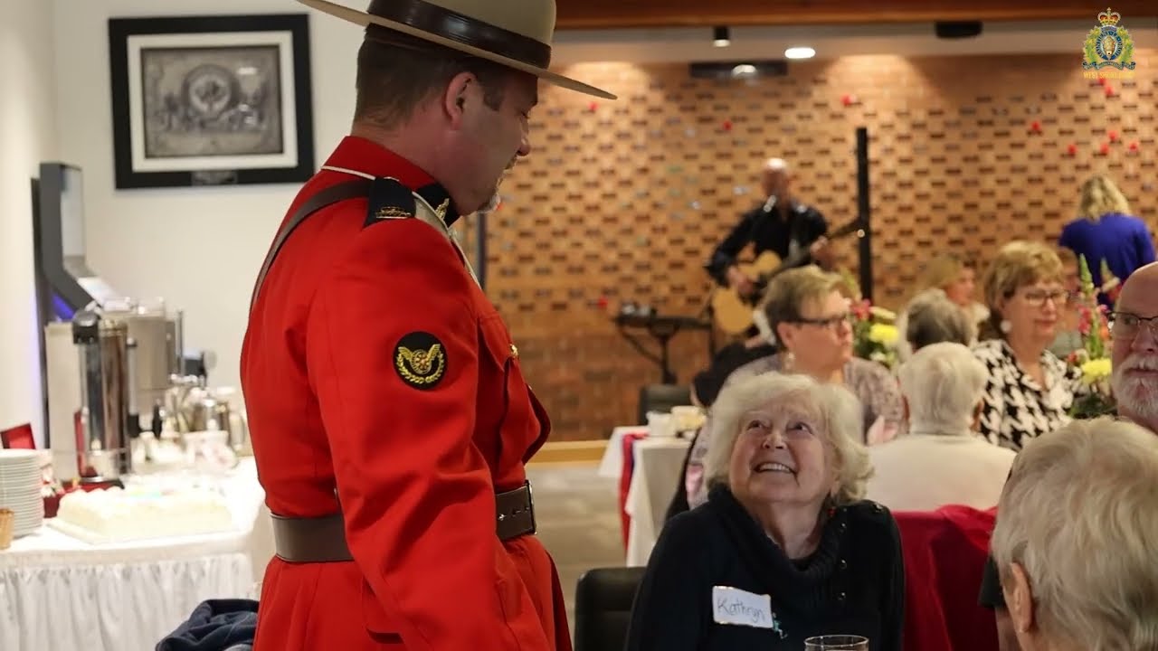 Volunteers, officers and elderly citizens come together for annual Spring Tea event