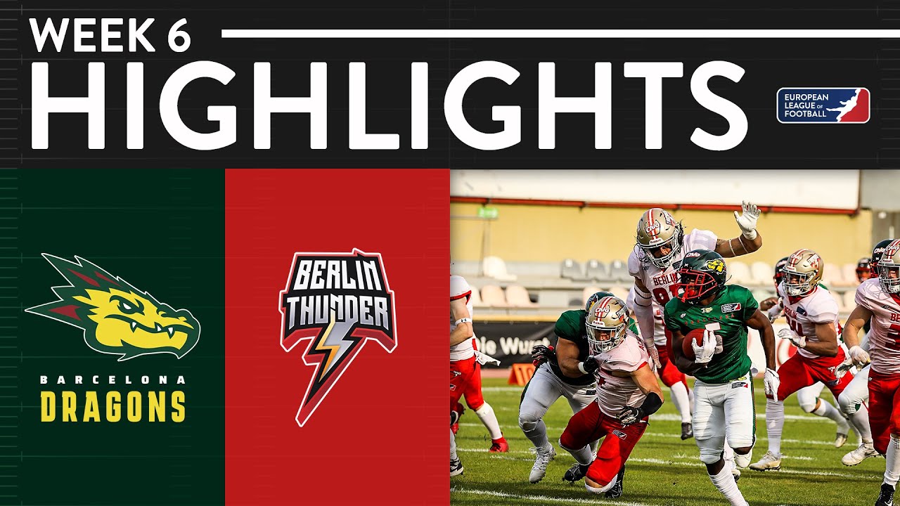 Barcelona Dragons vs Berlin Thunder | Highlights | European League of Football 2021