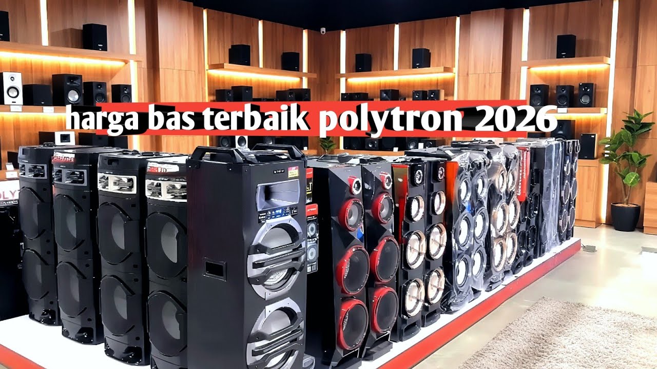 Harga speaker aktif polytron bas terbaik 2026