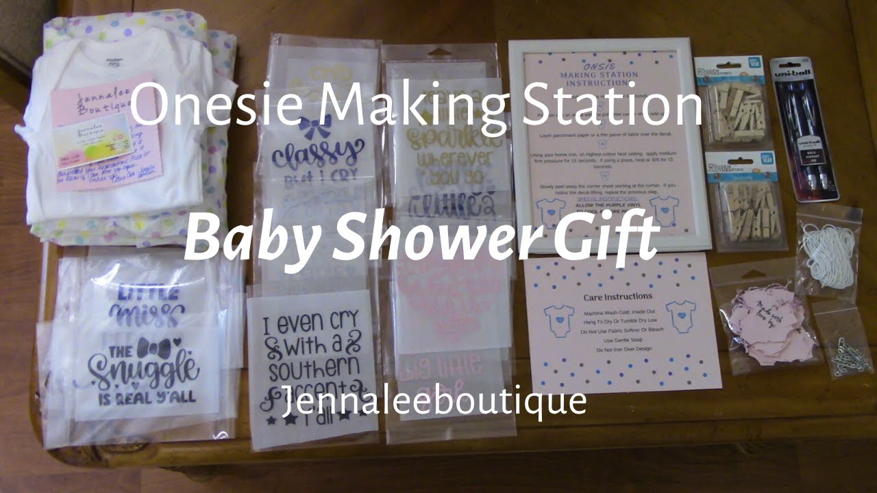 Baby Onesie Making Station