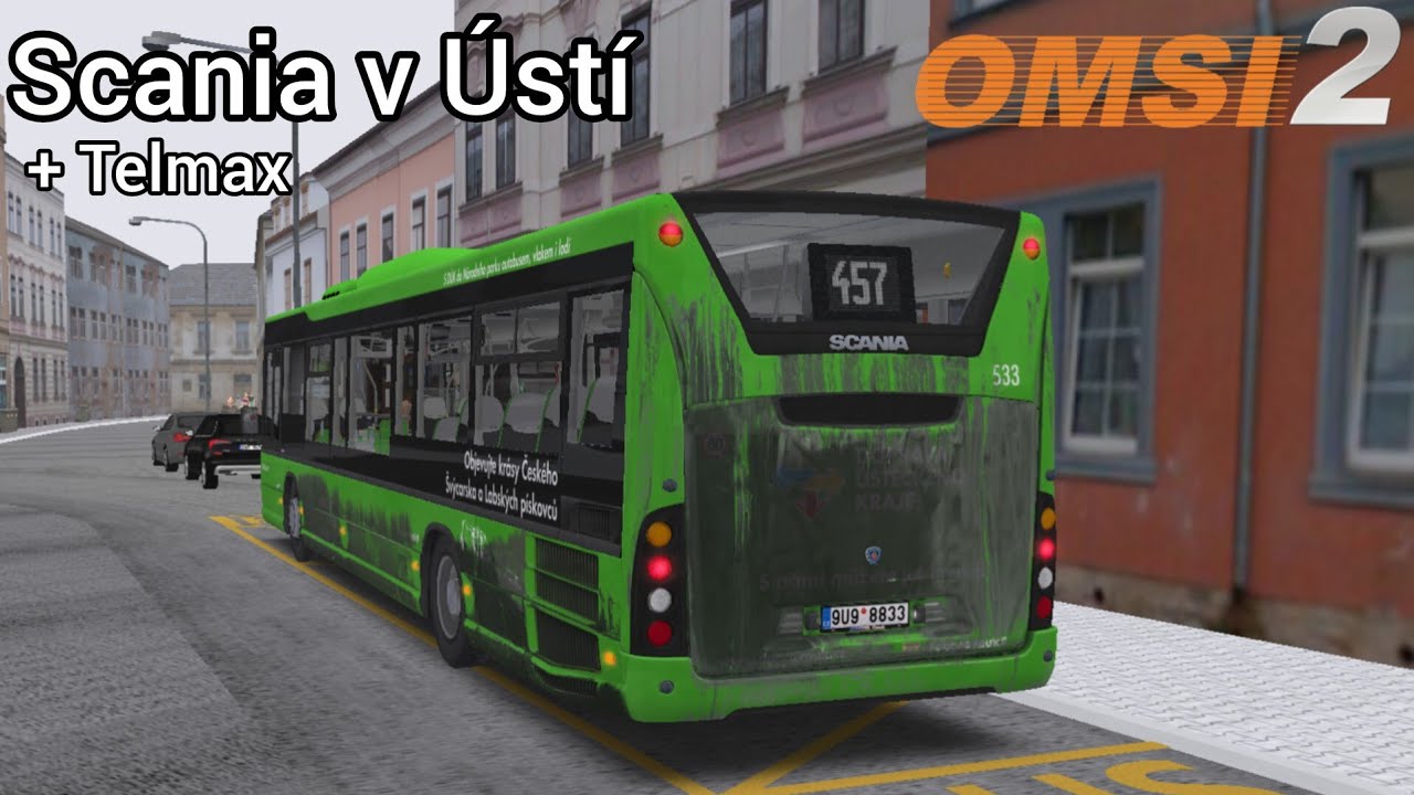 OMSI 2 #313 | Nová Scania s Telmaxem na zasněženém Ústí!