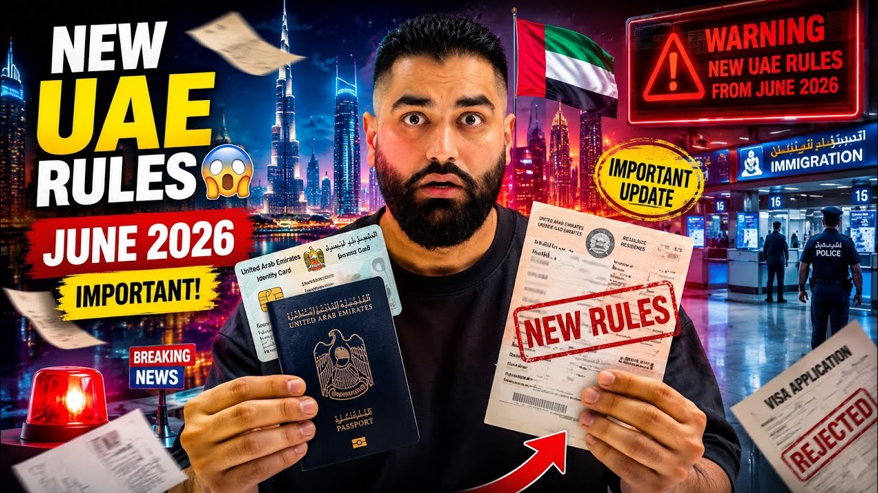 🇦🇪 UAE Rules Are Changing in June 2026 😱 Important UPDATES 📰 for Expats  - Avoid Fines 🇵🇰🇮🇳