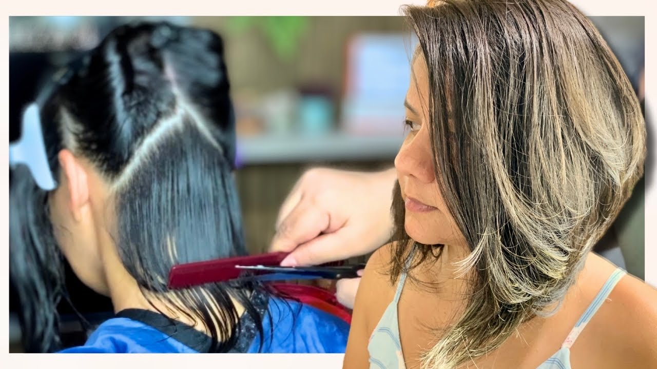 👉✂️#Como #fazer #Corte chanel de bico facil 🥰