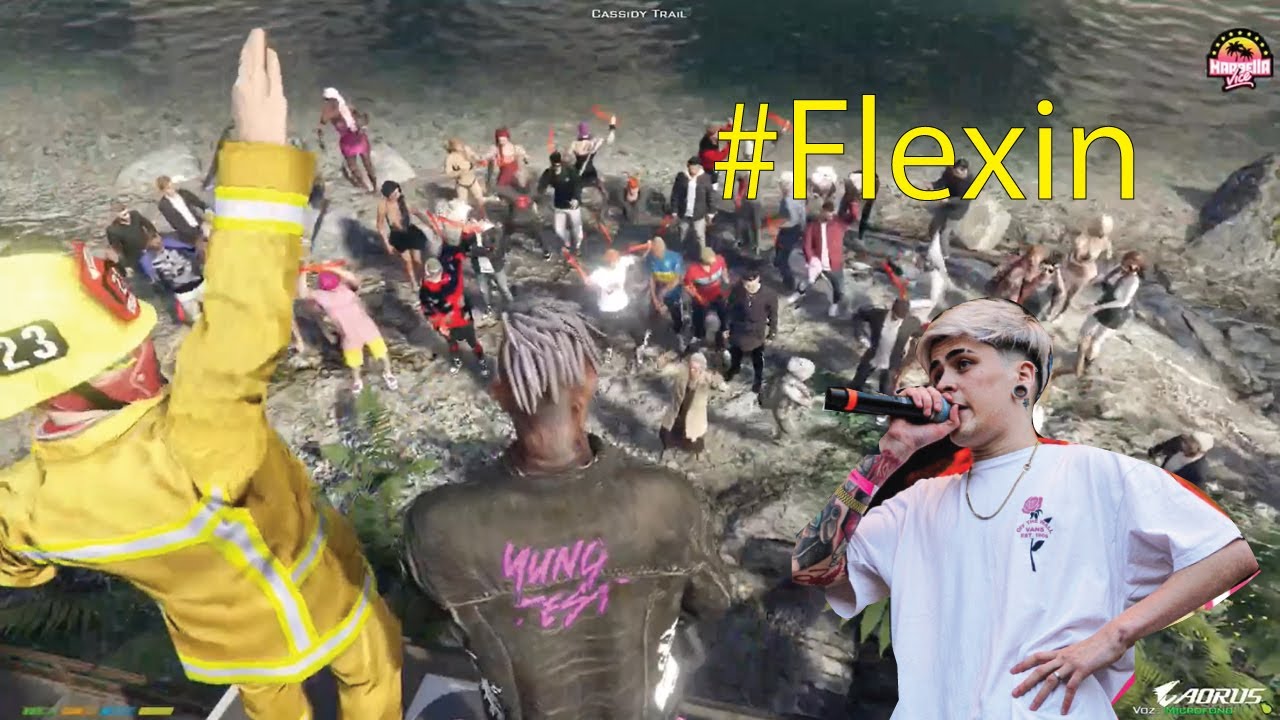 LIT KILLAH CONCIERTO EN MARBELLA - GTA - FREESTYLE DE FLEXIN