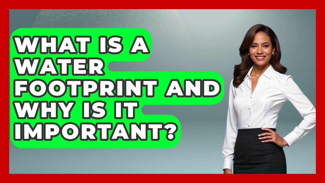 What Is A Water Footprint And Why Is It Important? - Water Science For Everyone