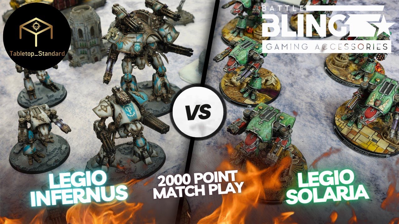 Adeptus Titanicus Match Play Battle Report- Battlebling vs Tabletop_Standard