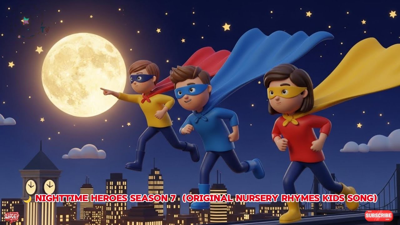 🌙 Nighttime Heroes – Season 7 | Nursery Rhymes for Kids
