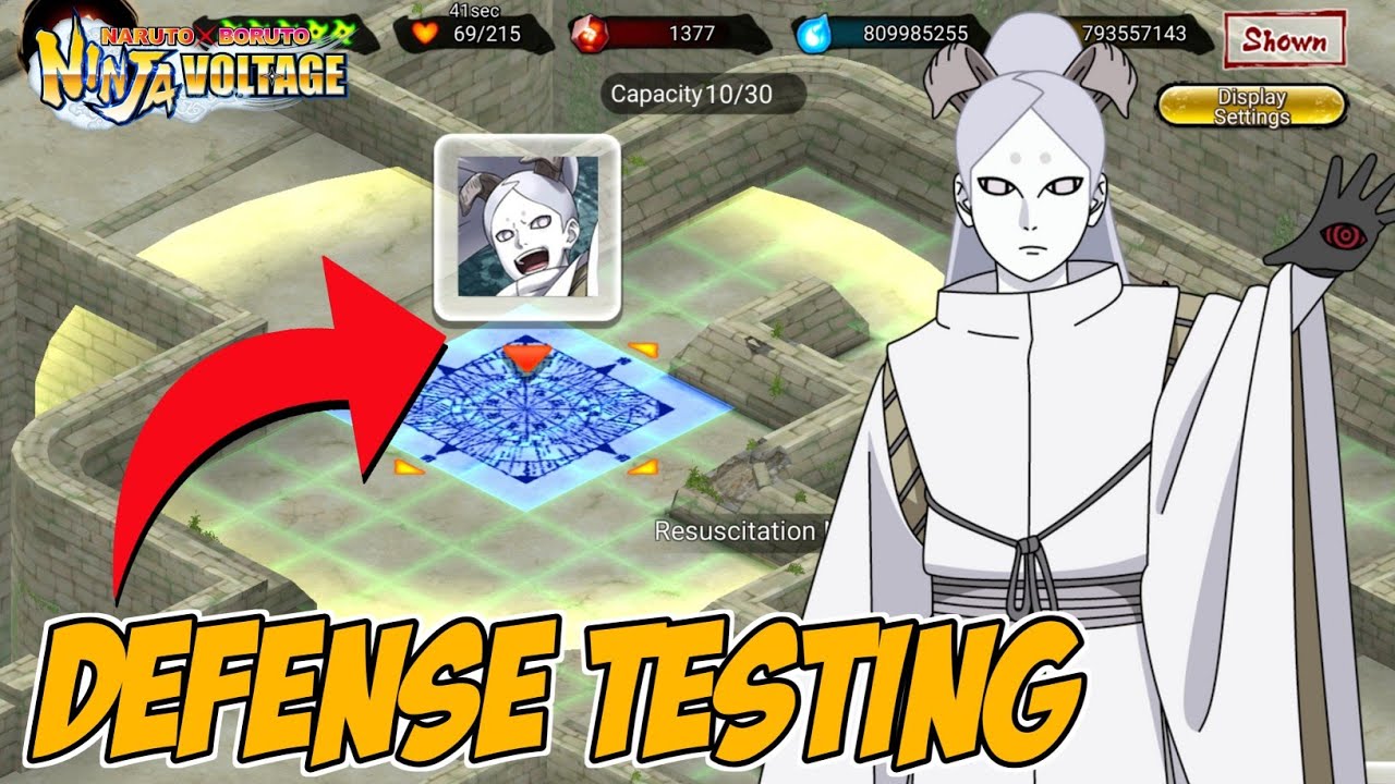 NxB NV: Defense Testing Momoshiki Otsusuki With New Kit Jutsu Showcase.