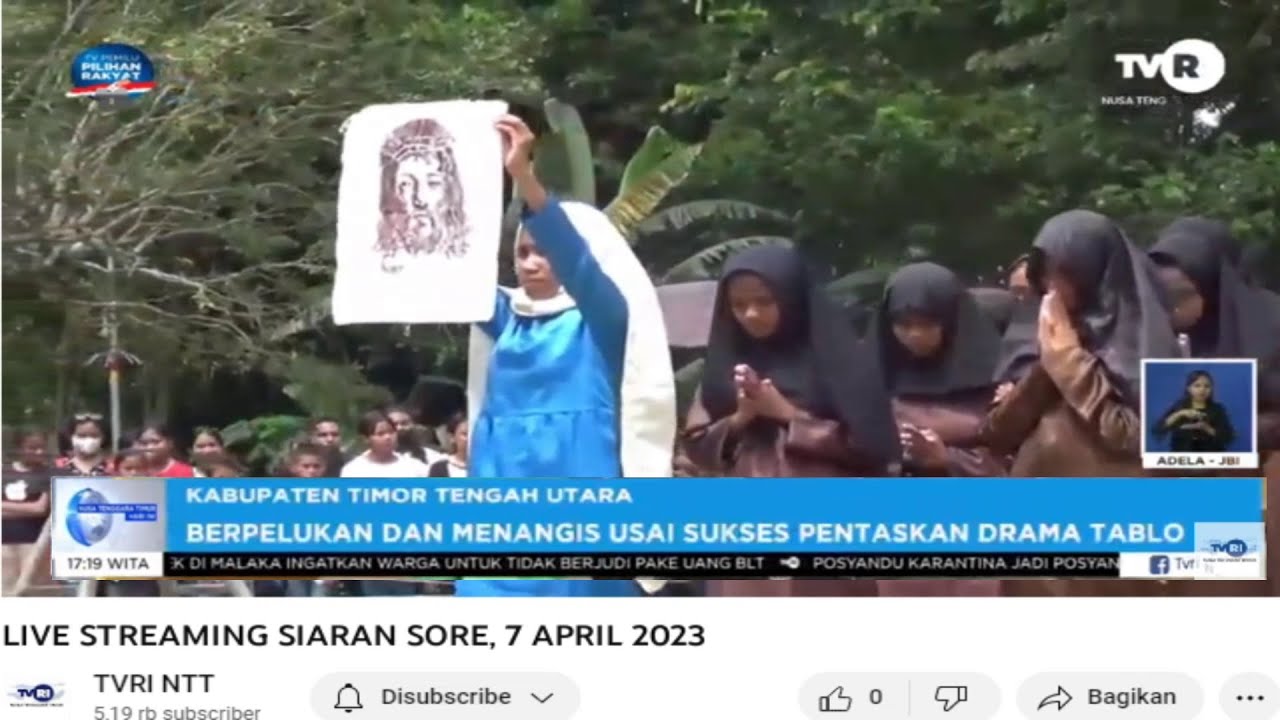BERPELUKAN DAN MENANGIS USAI SUKSES PENTASKAN DRAMA TABLO