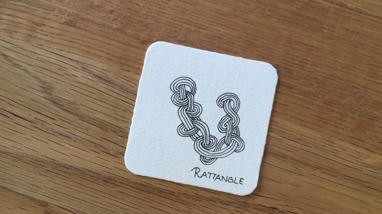 Zentangle® Muster: Rattangle
