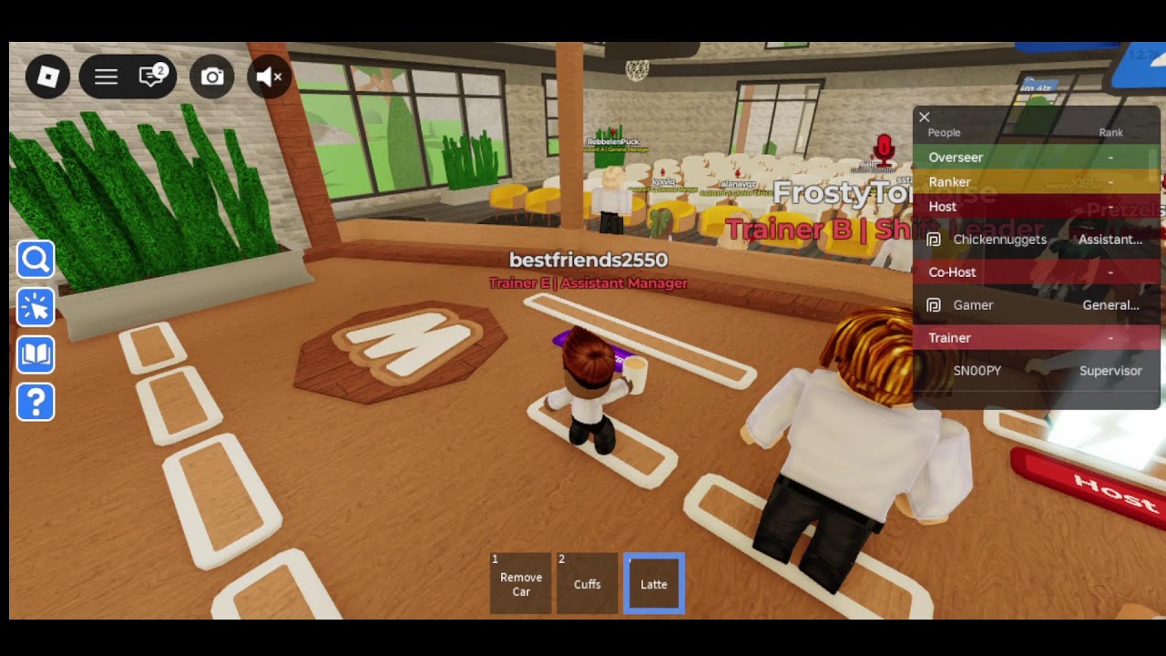 Washiez Training Center Live (I got a role)
