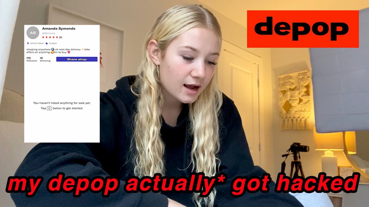 MY DEPOP GOT HACKED & people got scammed!!! :(