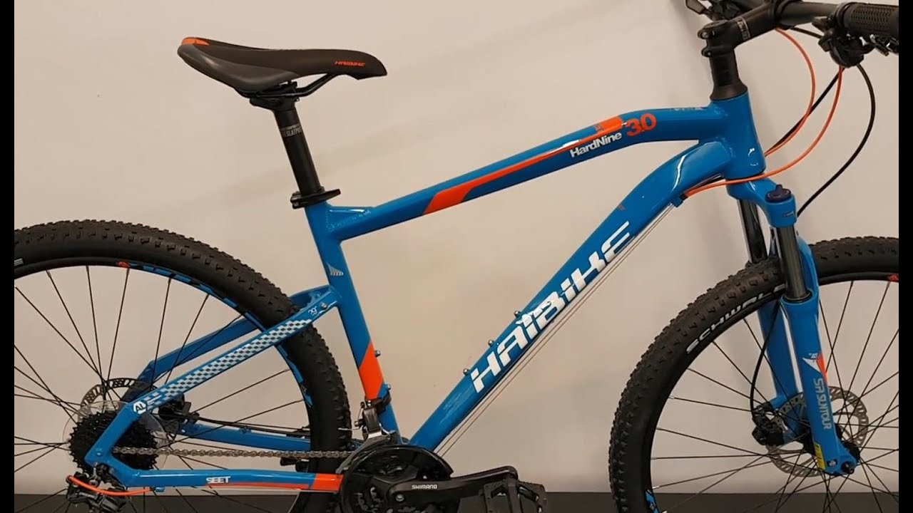 Haibike Seet HardNine 3.0 29R Twentyniner Mountain Bike 2017 blau/orange/wei&szlig;