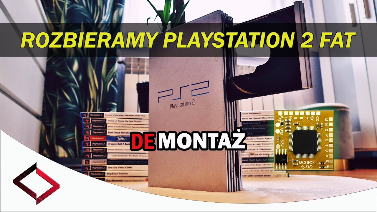 PS2 FAT + Modbo 5.0: rozbi&oacute;rka konsoli i demontaż chipa