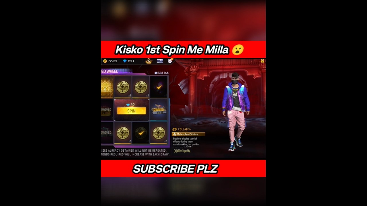 1st Spin Trick Faded Wheel Event 😱 Malevolent Shrine Arrival Animation Faded Wheel 