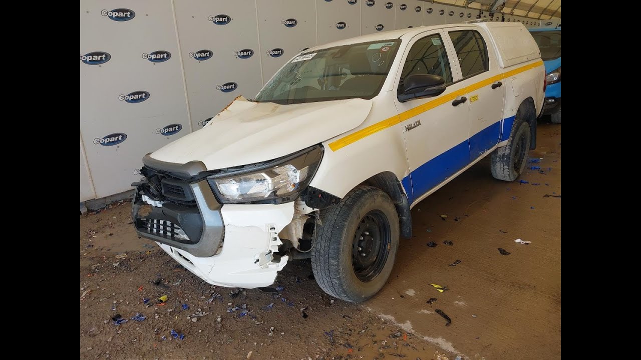 Проверка работы двигателя TOYOTA HILUX VIII 2022г. 2.4 D 2GDFTV МКПП проб. 43976 км. Англия R740