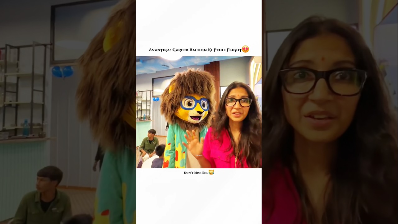 Avantika: Gareeb Bachon Ki Pehli Flight😍#ytshorts #shorts #fyp #souravjoshivlogs #shortsfeed