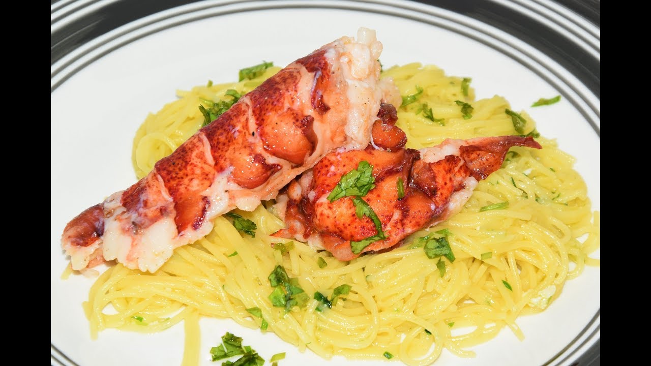 Sous Vide Butter Poached Lobster Tail